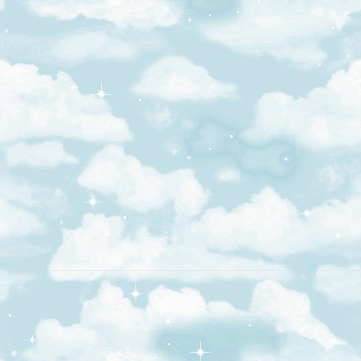 Product photograph of Clouds Blue Roman Blind from Choice Furniture Superstore.